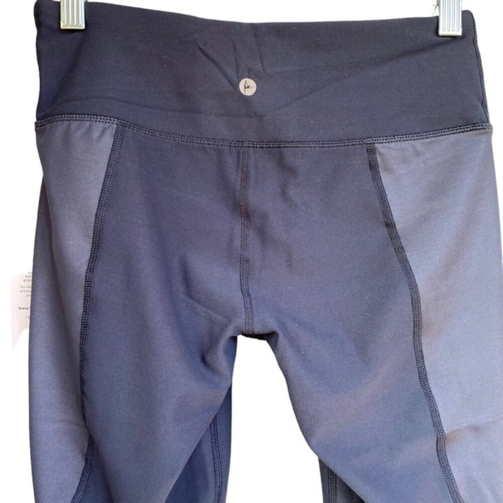 90 Degree By Reflex Capri Leggings Size Small Gunmetal Gray CW66770 NWT $78 - Picture 11 of 11
